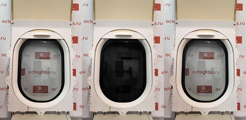 Электрохромный иллюминатор для пассажирского авиатранспорта